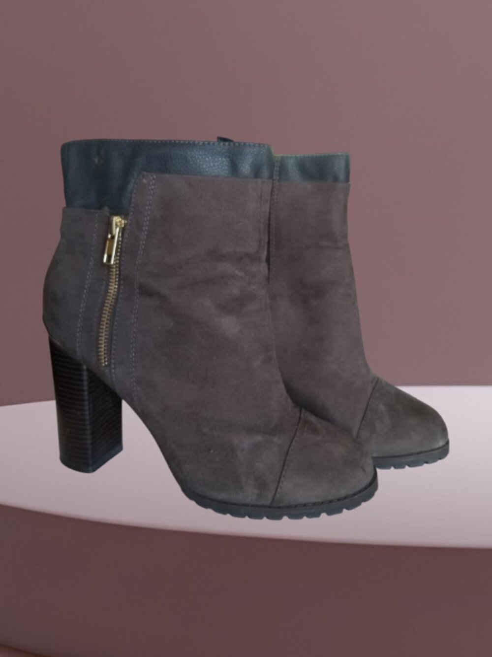 Juicy Couture zip up boots US size 8/EU size 38.5